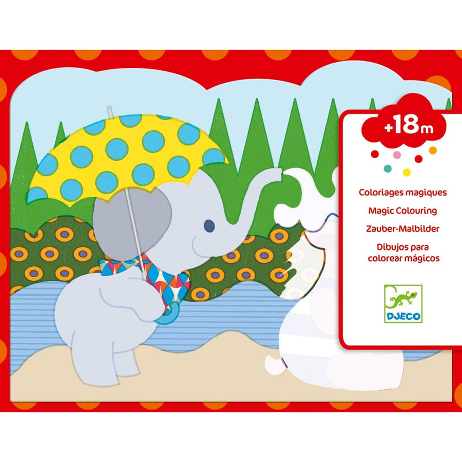 Water Based Colouring Kit - Hidden Outside - Djeco