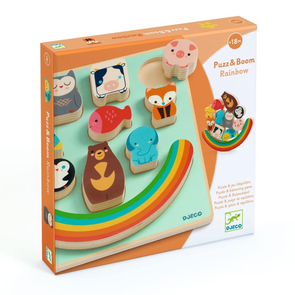 Wood Balancing Puzzle Animals - Djeco