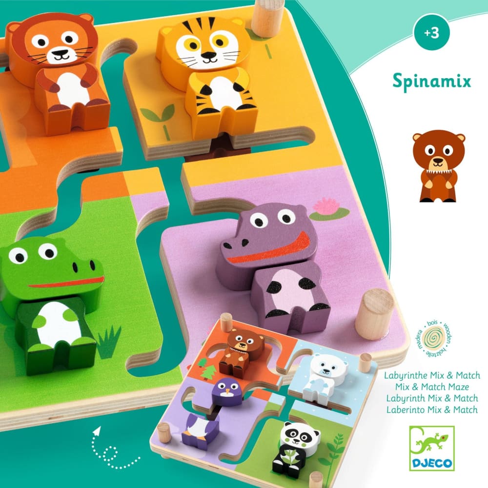 Wooden Spinamix Game - Djeco
