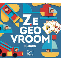Ze Geo Vroum Construction Game - Djeco