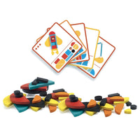 Ze Geo Vroum Construction Game - Djeco