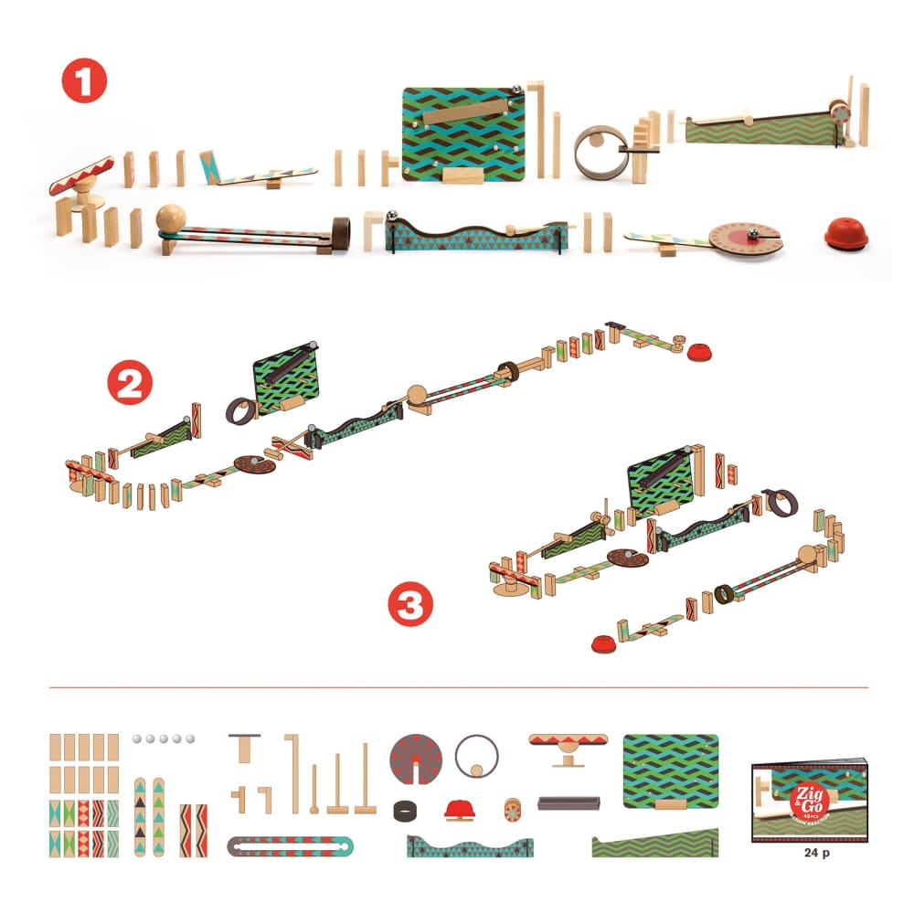 Zig & Go - Big Boom 48 pcs - Djeco