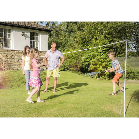 Image of 2 Player Badminton Set with Net - Traditional Garden Games