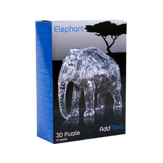 3D Crystal Puzzles Elephant Tobar BrightMinds UK