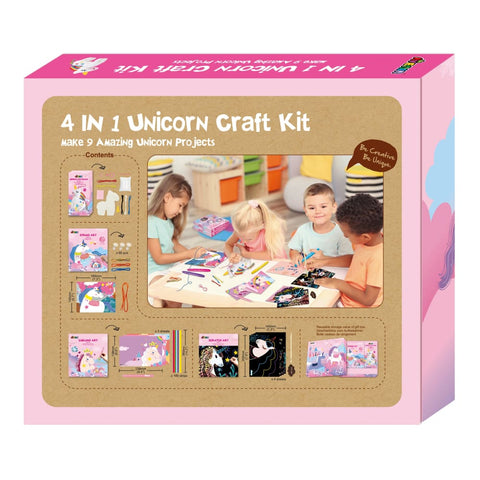 Image of 4 in 1 Unicorn Craft Kit - 4M Great Gizmos 6920773317720