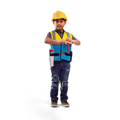 Image of Big Jigs Builder Dress Up Without Helmet - Bigjigs Toys 691621820674