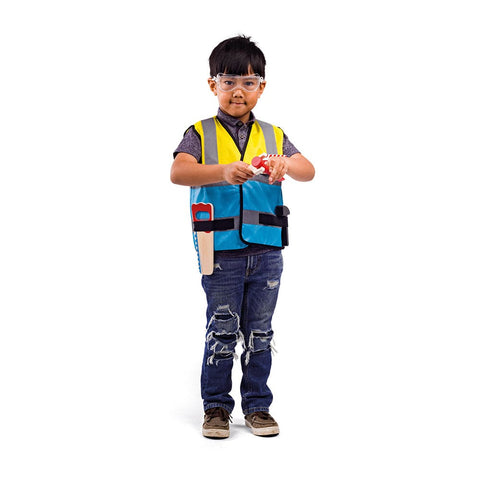 Image of Big Jigs Builder Dress Up Without Helmet - Bigjigs Toys 691621820674