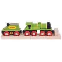 Bigjigs Big Green Engine (BJT419) - Rail 691621544198