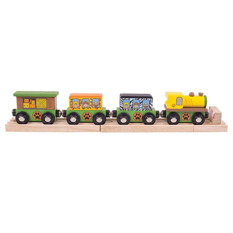 Image of Bigjigs Safari Train (BJT481) - Rail 691621094815