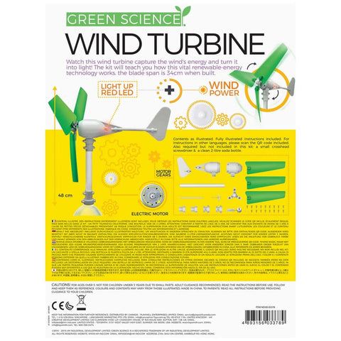 Image of Build Your Own Wind Turbine - 4M Great Gizmos 4893156033789