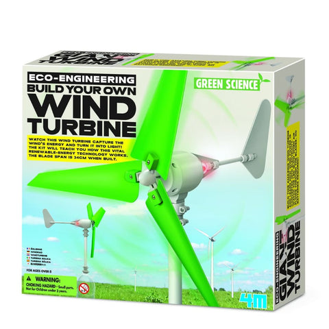 Image of Build Your Own Wind Turbine - 4M Great Gizmos 4893156033789