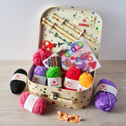 Image of Buttonbag Bumper Knitting and Crochet Suitcase - Sewing Kits