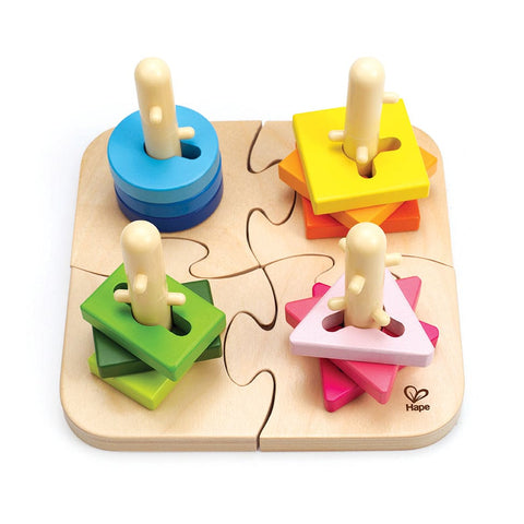 Image of Creative Peg Puzzle - Hape 6943478002586