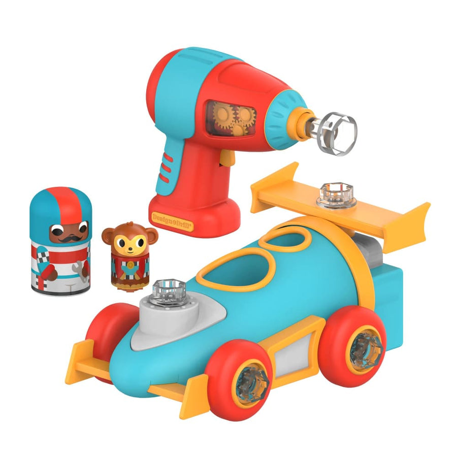 Design Drill Bolt Buddies Race Car - Learning Resources 086002041869