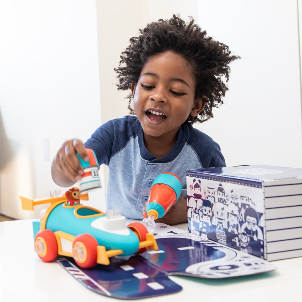 Design Drill Bolt Buddies Race Car - Learning Resources 086002041869