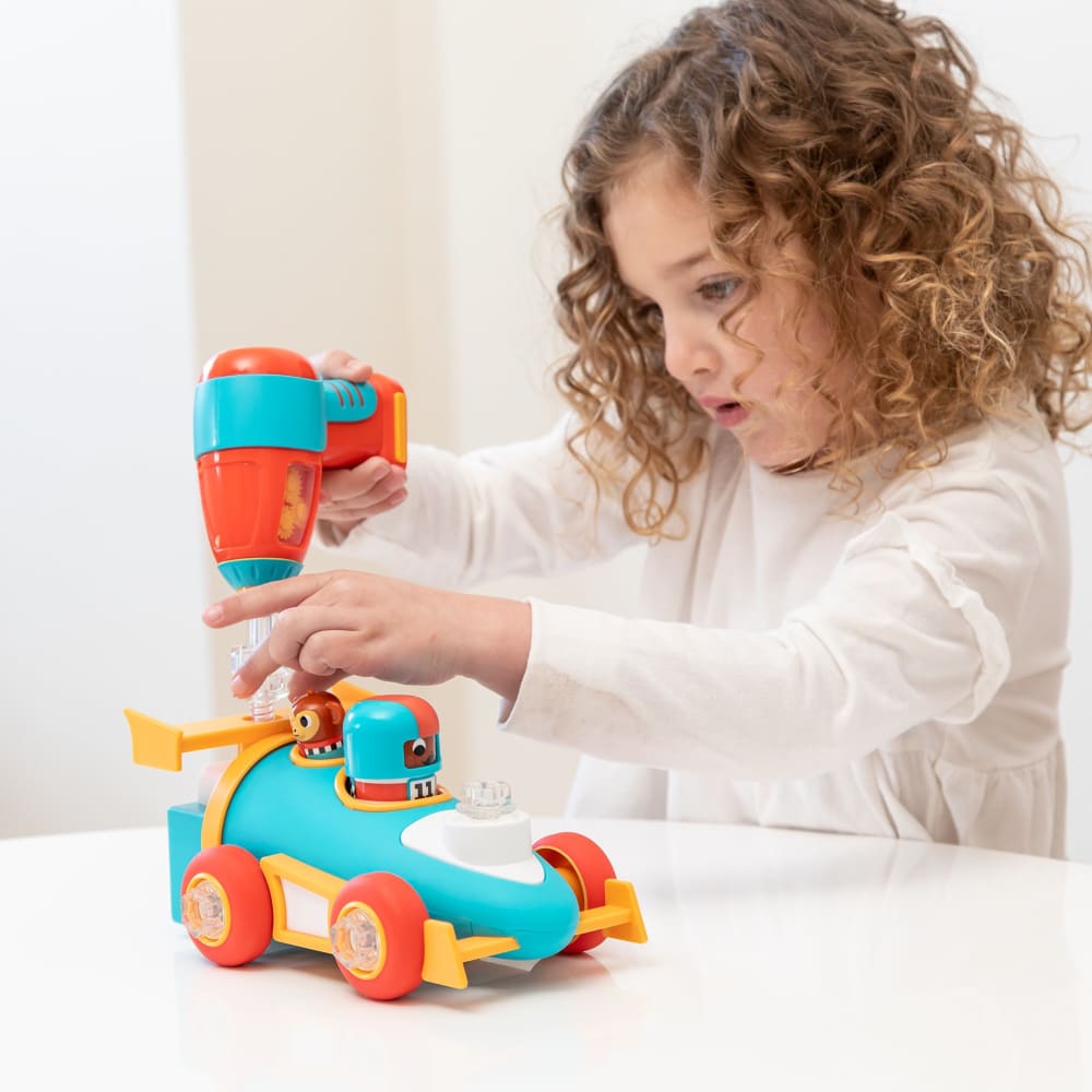 Design Drill Bolt Buddies Race Car - Learning Resources 086002041869