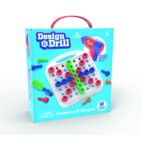 Image of Design & Drill Patterns Shapes - Learning Resources 086002041081