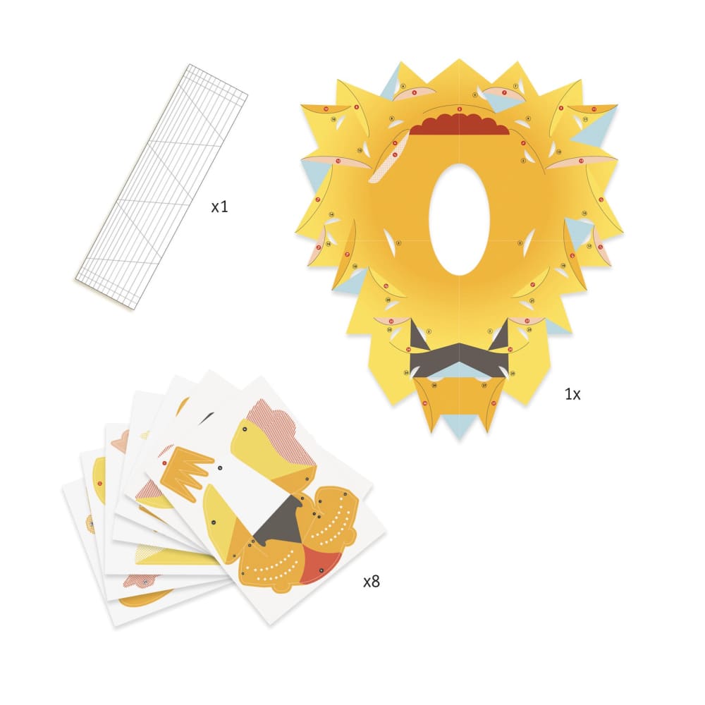 Djeco Giant 3D Poster The King - 3070900094475