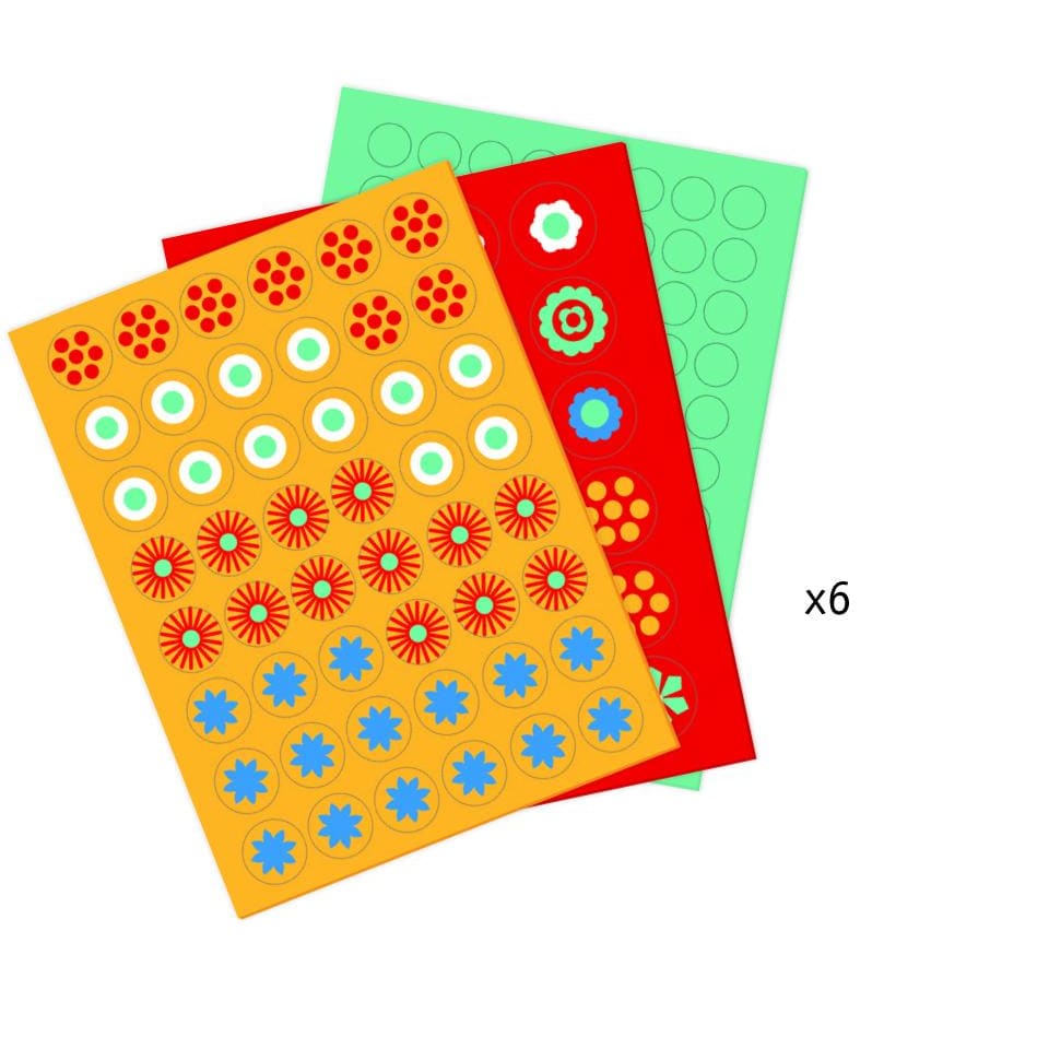 Djeco Milfiori Felt Mosaics - 3070900088979