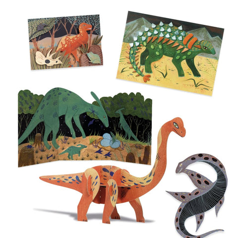 Image of Djeco Multi-activity Kit The world of dinosaurs - 3070900093317