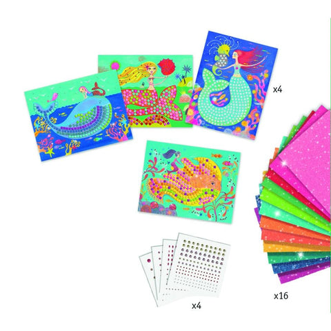 Image of Djeco The mermaids song Mosaic kit - 3070900094239