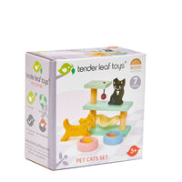 Dovetail Dolls House Pet Cats Set - Tender Leaf Toys 191856081616