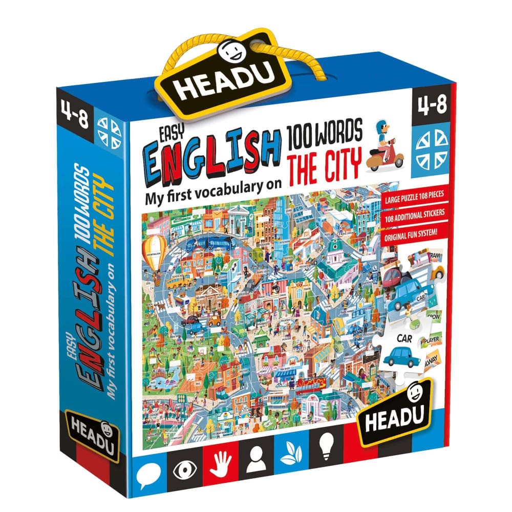 Easy English 100 Words City - HeadU 8059591421000