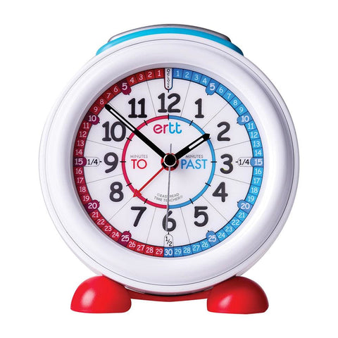 Image of Easyread Time Teaching Past- to Alarm Clock Red & Blue - Teacher 0799439457935