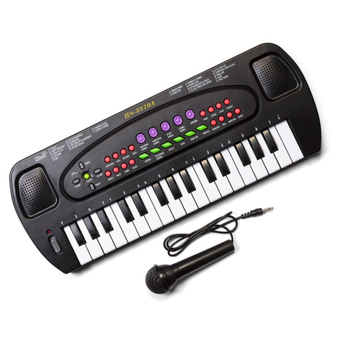 Image of Electronic Keyboard and Karaoke Microphone Set - Tobar