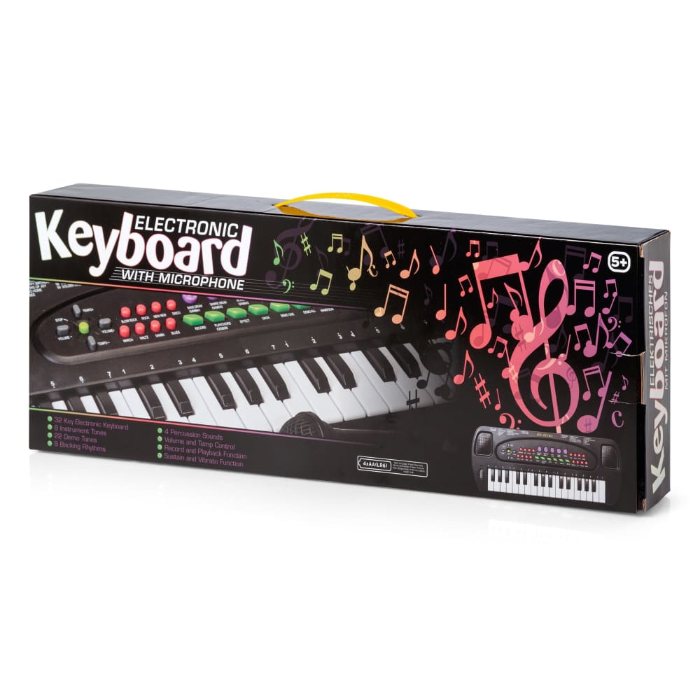 Electronic Keyboard and Karaoke Microphone Set - Tobar
