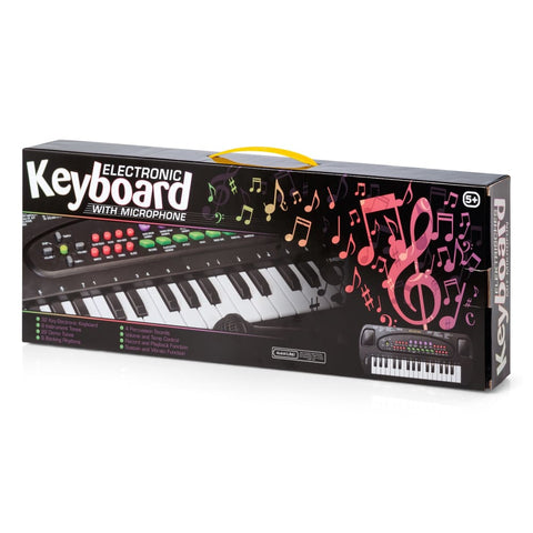 Image of Electronic Keyboard and Karaoke Microphone Set - Tobar