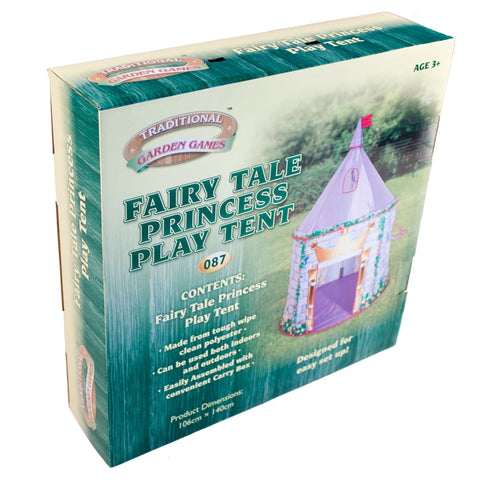 Image of Fairytale Princess Play Tent - Traditional Garden Games 5060028380879