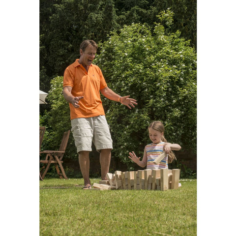 Image of Garden Wooden Tumbling Tower - Traditional Games