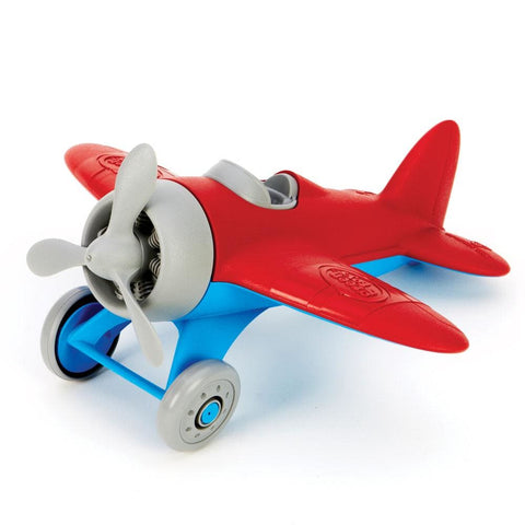Image of Green Toys Airplane - Red Wings - 816409010263