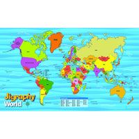 Happy Puzzle Jigraphy World Map - Company