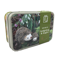 Hedgehog & Hoglet Sew Me Up Gift in a Tin - Apples to Pears 5050588008306