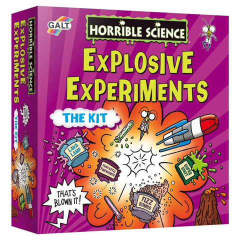 Image of Horrible Science Explosive Experiments - Galt Toys 5011979519856