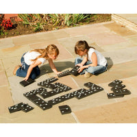 Jumbo Black and White Garden Dominoes - Traditional Games