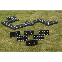 Jumbo Black and White Garden Dominoes - Traditional Games