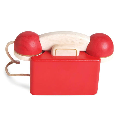 Image of Le Toy Van Wooden Vintage Phone - 5060023413237