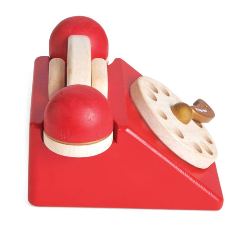 Image of Le Toy Van Wooden Vintage Phone - 5060023413237