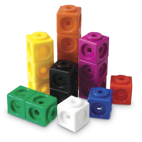 Image of Learning Resources Mathlink Cubes Set of 100 - 765023042856