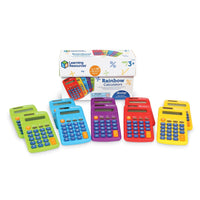 Learning Resources Rainbow Calculators (Set of 10) - 765023000146