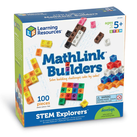 Image of Learning Resources STEM Explorers: MathLink Builders - 765023092943