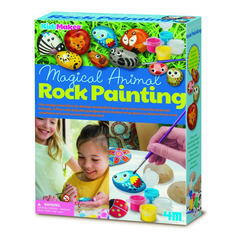 Image of Magical Animal Rock Painting - 4M Great Gizmo 4893156047564