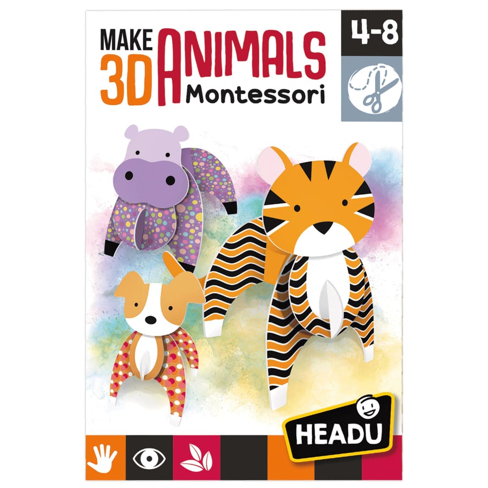 Make 3D Animals Montessori - HeadU 8059591424704
