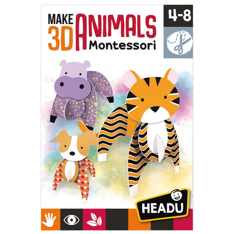 Image of Make 3D Animals Montessori - HeadU 8059591424704