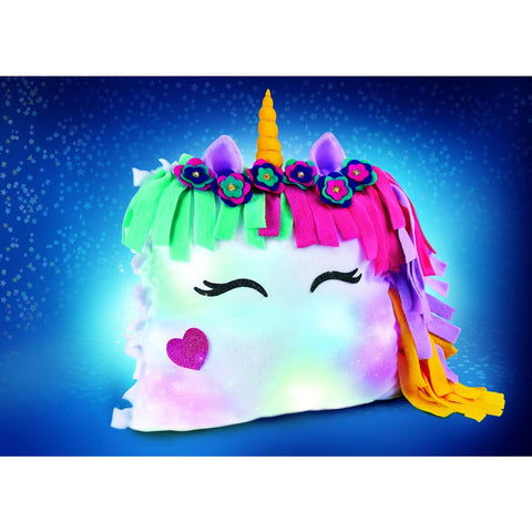 Image of Make It Real Glowing Unicorn Pillow Kit - 695929047085