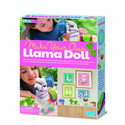 Image of Make Your Own Llama Doll - 4M Great Gizmo 4893156047557