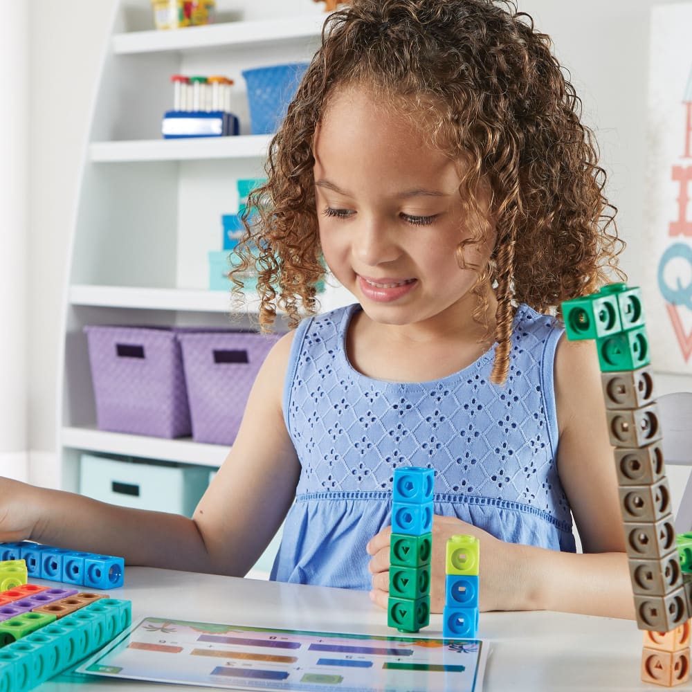 Mathlink® Cubes Early Maths Activity Set - Dino Time - Learning Resources